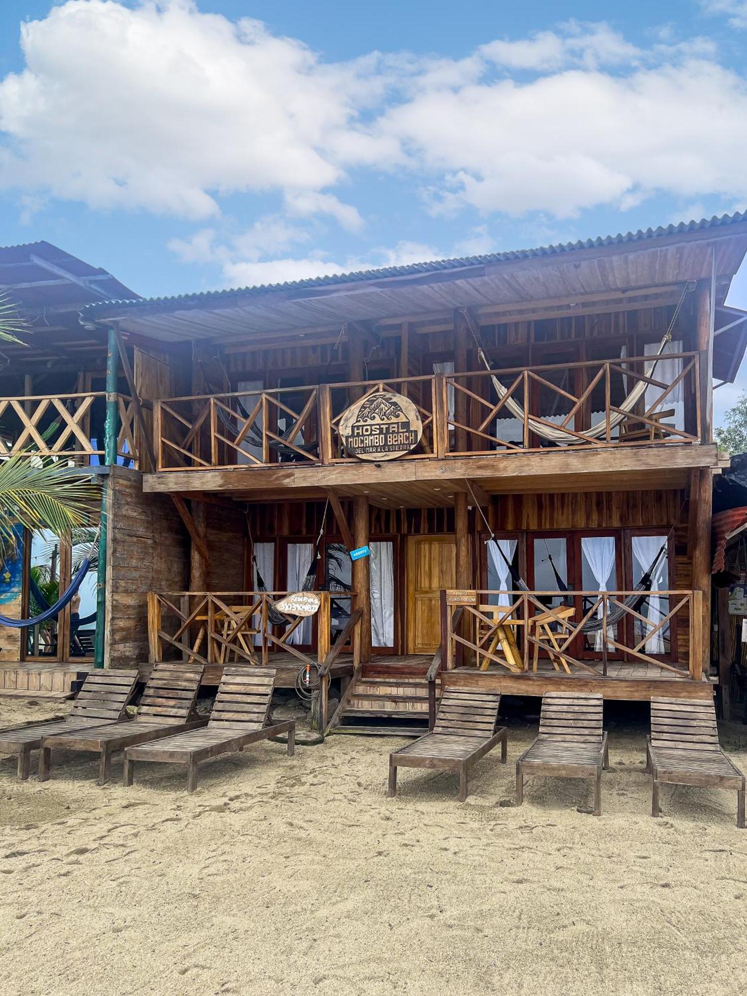 Hostal Mocambo Beach Guachaca Ngoại thất bức ảnh